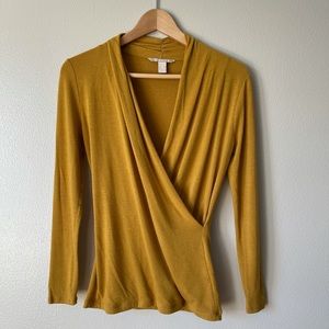 Banana Republic Mustard Sweater